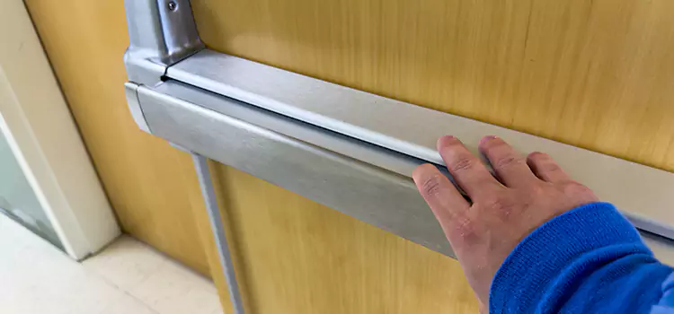 Installing a Push Bar on a Door Lincoln Park